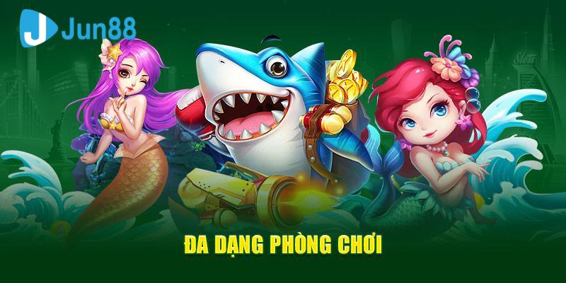 Các sảnh game có mặt tại săn cá tiểu tiên cá